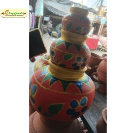 Decorative Wedding Pots / Designed Wedding Pots/Decorative Wedding Pots / Designed Wedding Pots (3 Pots )